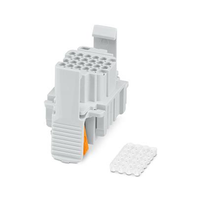1556146 Phoenix Contact Heavy Duty Power Connector Insert, 10A, Female,  Series, 23 + PE Contacts
