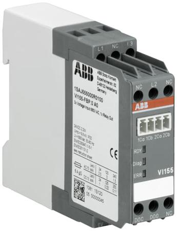 1SAJ655000R0100 Motor Protection Unit for Use with UMC100, 102mm Length, 24 V DC