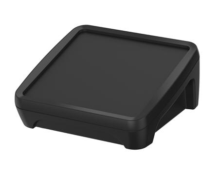 35112075.HMT1 Bopla BoPad Series Black ABS Desktop Enclosure, Sloped Front, 122 x 118 x 57.60mm