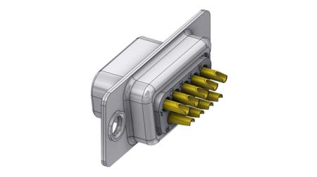 DTS09SZ-2 Deltron DTZ 9 Way Horizontal D-sub Connector Socket