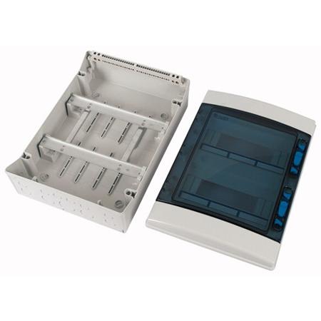 174207-IKA-2-24-OT Eaton Eaton xComfor Series Grey ABS, Plastic General Purpose Enclosure, IP65, IK08, Flanged, 145 x 436 x 310mm