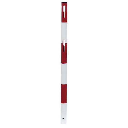 898-7144 RS PRO Red & White Steel Barrier Post