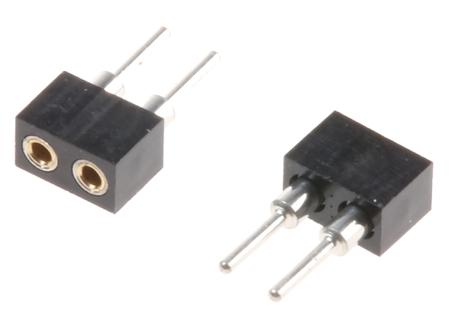 831-87-002-10-001101 2 Way Preci-Dip Straight Through Hole 2mm SIL Socket, Solder, 3A 100 V ac, 150 V dc