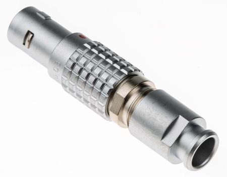 FGG.0B.306.CLAD52Z LEMO Circular Connector, 6 Contacts, Cable, 9.5 mm Connector, Plug, Male, IP50, 0B Series