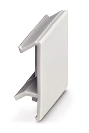 2707929 Phoenix Contact ME MAX B-22,5 KMGY Series RAL 7035 Polyamide Terminal Cover, 22.5mm W for Use with ME-MAX Modular
