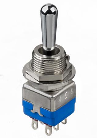12148A APEM Toggle Switch, Panel Mount, DPST, Solder Lug Terminal, 30V dc