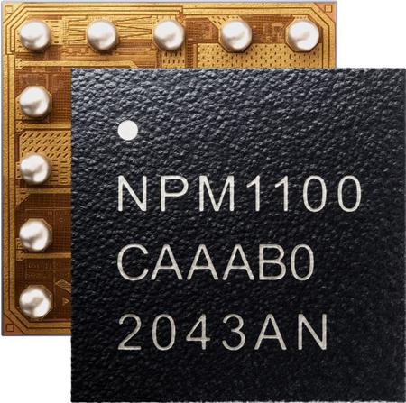 nPM1100-CAAB-R7 Nordic Semiconductor , Li Ion Charger IC, 5 V, 660mA, WLCSP
