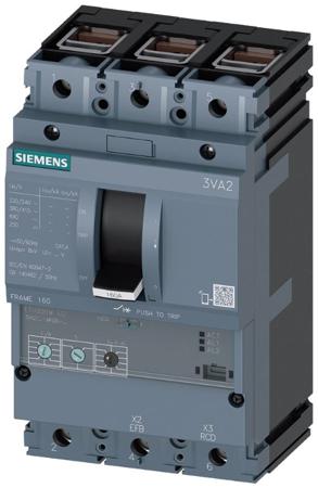 3VA2163-0MN36-0AA0 Siemens, SENTRON MCCB 3P 63A, Breaking Capacity 85 kA, Fixed Mount