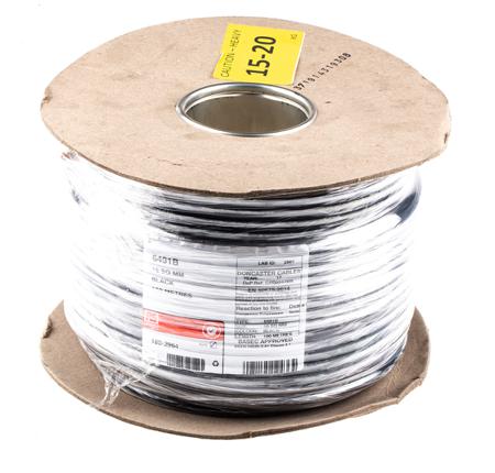 185-3964 6491B 16.0 LSNH  BLACK 100 MTR RLS