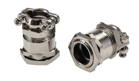 52103320+52106820 Lapp SKINDICHT Series Metallic Nickel Plated Brass Cable Gland, M20 Thread, 7mm min., 13mm max., IP55