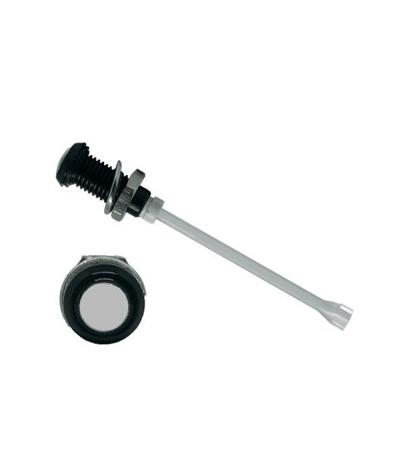 RHD-1390-F9PD67PR  Bivar, Panel Mount Vertical LED Light Pipe, Diffused Round Lens