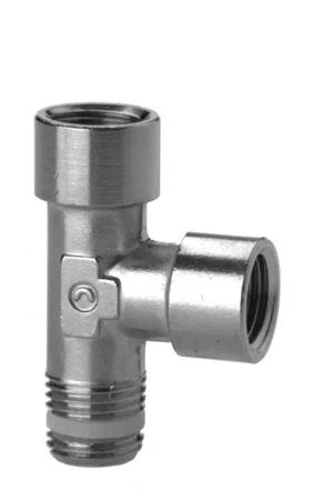 S2070-1-2-1-2 Camozzi S2000 Series Elbow Fitting, R 1/2 Male to G 1/2 Female, Threaded Connection Style, S2020 1/2-1/2