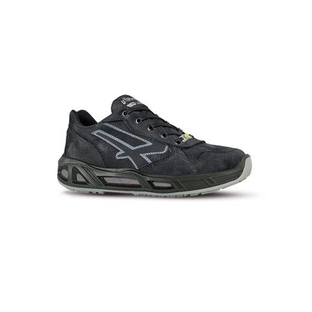 0RC20013-48 UPower CARBON Men's Black Aluminium Toe Capped Safety Shoes, UK 13, EU 48