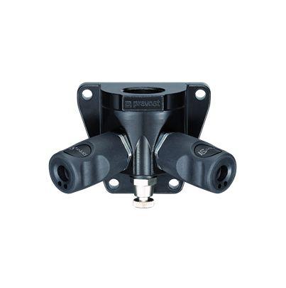 CSI-068104WK PREVOST Composite Body Female Wall Bracket With Safety Quick Connect Couplings, G 3/4 Female Female Thread