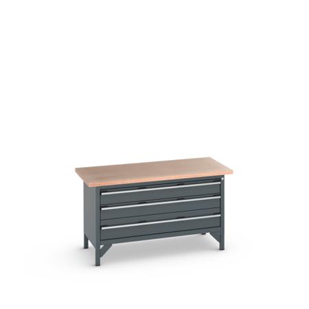 41002169-77V Bott 41002169.77V Portable Sheet Steel Workbench, 840mm x 750mm x 1500mm