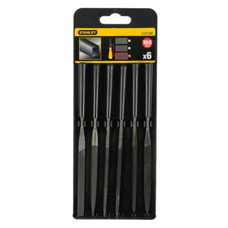 0-22-500 DeWALT 230mm, Flat Needle File Set With Soft-Grip Handle