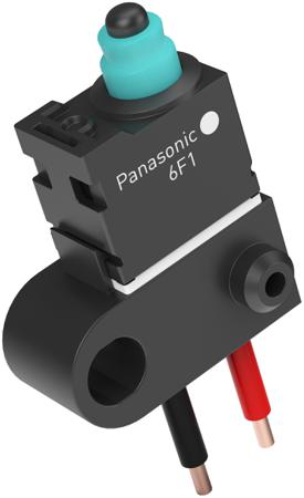 ASQM16430-A Panasonic SPST Pin Plunger Snap Action Micro Switch, 50mA at 16V DC, Solder Terminal