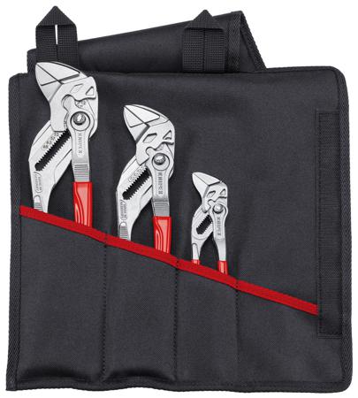 00 19 55 S7 Knipex  3-Piece Plier Set, Angled Tip, 150 mm, 250 And 300 mm Overall