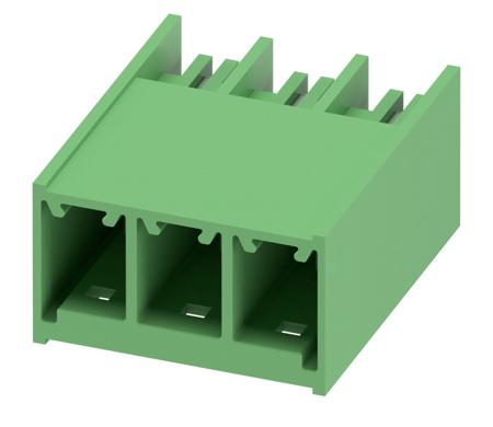 1054547 Phoenix Contact, 7.62mm Pitch, PC 6, 3 Way, Pluggable Terminal Block, Header, Plug-In,