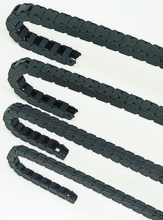 07-64-038-0 Igus 7, e-chain Black Igumid G Cable Chain Trunking, W71 mm x, L1m, 38 mm Min. Bend Radius