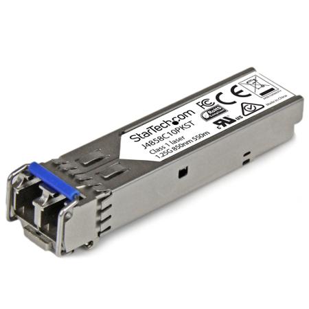 J4858C10PKST StarTech.com HPE Compatible LC Multi Mode SFP Transceiver Module, Full Duplex, 1000Mbit/s