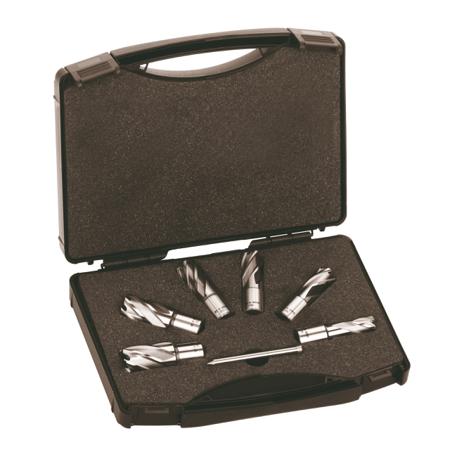 4932372533 6-Piece Annular Cutter Set Set, 24mm Max, 14mm Min, HSS Bits
