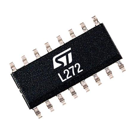 L272D013TR  STMicroelectronics, Operational Amplifier, 350 kHz, 16-Pin 28 V SO-16