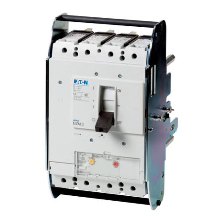 110874-NZMN3-4-AE400-AVE Eaton, Eaton Moeller NZM MCCB Molded Case Circuit Breaker 4P 400A, Breaking Capacity 5 kA, Withdrawable