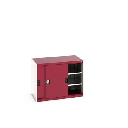 40021137-24V Bott 2 Door Sheet Steel Floor Standing Cupboard, 1050 X 650 X 800mm