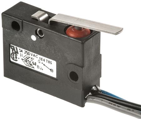 V3SY1-UL SP-NO/NC Lever Microswitch, 5 A @ 250 V ac