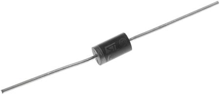 1.5KE200A STMicroelectronics , Uni-Directional TVS Diode, 1500W, 2-Pin DO-201
