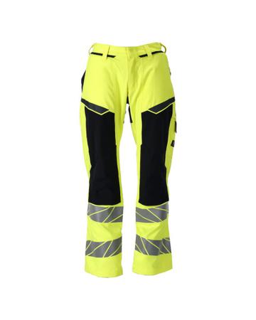 21379-281-17010-90C58 Mascot Workwear Hi-Viz Yellow/Navy Arc Flash Trousers, C58 Hi-Vis
