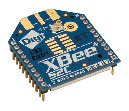 XB24CZ7UIT-004 Digi International Xbee ZigBee Module, +5dBm, SPI, UART