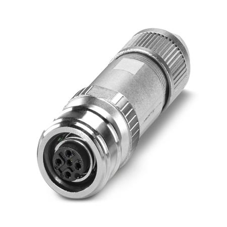 1438169 Phoenix Contact Industrial Circular Connectors, 4 Contacts, M12 Connector, Socket, Female, SACC Series