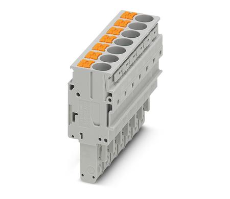 3061622 Phoenix Contact, 8.2 mm Pitch, PP-H 6/ 7, Pluggable Terminal Block, Plug, Push In Termination,