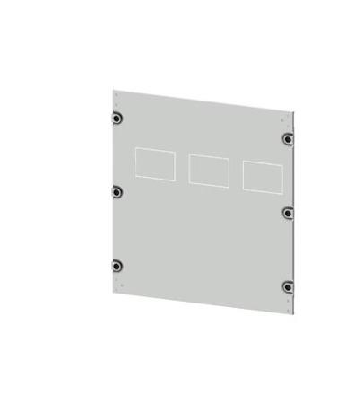 8PQ2055-6BA21 Siemens 8PQ2055 Series Sheet Steel Cover, 550mm H, 600mm W, 10mm L for Use with Cabinet