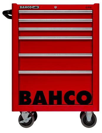 1475K6RED Bahco 6 Shelf Trolley, 956 x 501 x 763mm, 30kg Load