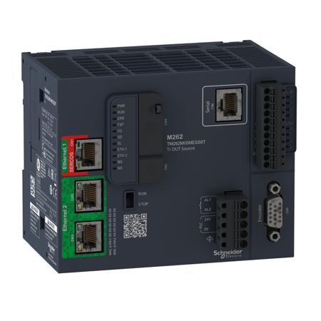 TM262M05MESS8T Schneider Electric TM2 Series Series Logic Controller for Use with TM2 Series, 24 V Supply, Transistor Output, 4-Input,