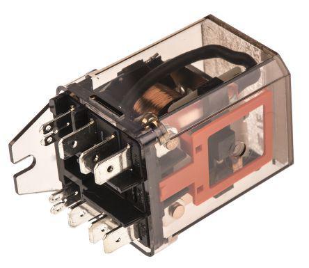 RM805024-2-1393844-7 TE Connectivity DPDT Non-Latching Relay Panel Mount, 24V dc Coil, 25 A