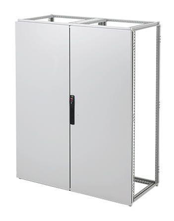 PTOD78 Grey Steel 25.16x31.18" Overlapping Door