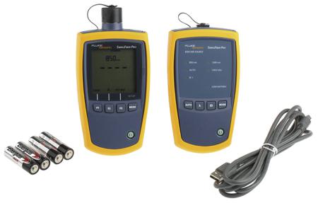 FTK1000 Fluke Networks FiberMaster Fibre Optic Kit 0.01 dB, -52 → +10 dBm, -60 → +10 dBm