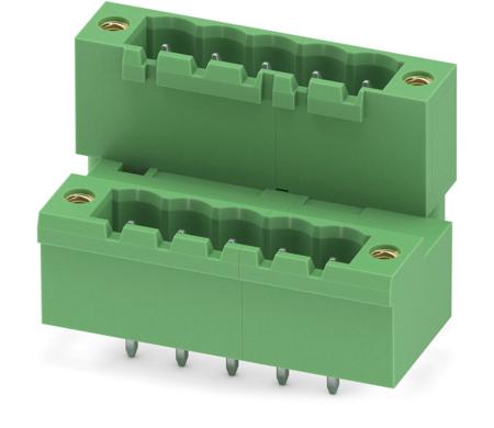 1846111 Phoenix Contact, 5.0mm Pitch, MDSTBV 2.5/ 5-GF, 5 Way, Pluggable Terminal Block, Header, Solder Termination,
