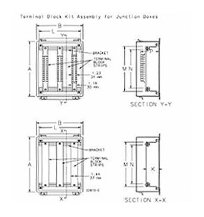 A8JTMA Bracket for use with Junction Boxes