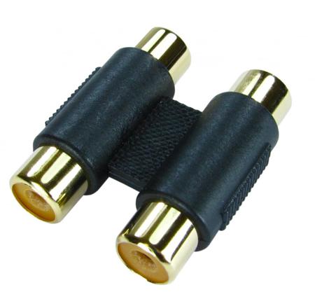 286-2900 RS PRO A/V Connector Adapter, Female RCA to Female RCA