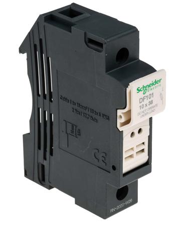 DF101 Schneider Electric Rail Mount Fuse Holder for 10 x 38mm Fuse, 1P