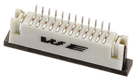 68611414422 Wurth Elektronik 686 1mm Pitch 14 Way Straight SMT FPC Connector