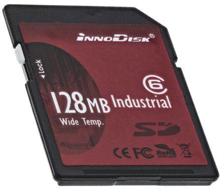 DS2A-128I81W1B InnoDisk Industrial 128 MB SLC SD Card