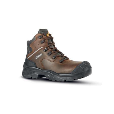 RR10364-35 UPower GREENLAND Unisex Brown Composite Toe Capped Ankle Safety Boots, UK 2, EU 35