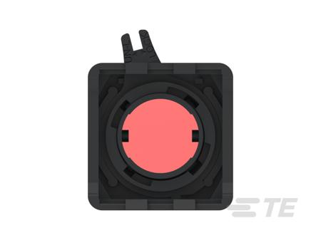 IPE22EXILRD TE Connectivity ALCOSWITCH Series Illuminated Push Button Switch, Momentary, Panel Mount, 22.5mm Cutout, Red LED, IP65