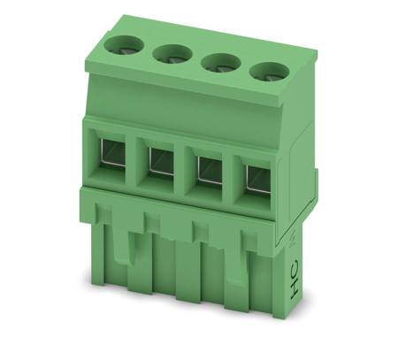 1912427 Phoenix Contact, 5.08mm Pitch, MVSTBR 2.5 HC/4-ST-5.08, 4 Way, , Pluggable Terminal Block, Plug, Plug-In, Screw